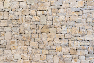 Full frame shot of stone wall