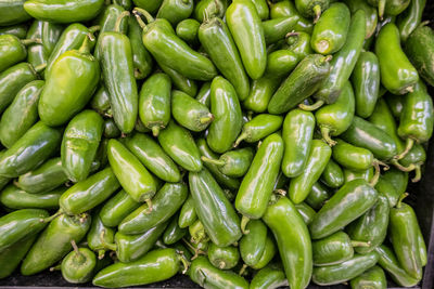 Full frame shot of green vegetables at market stall