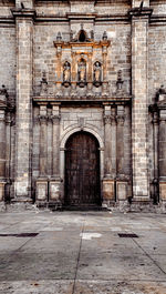 Facade of old building