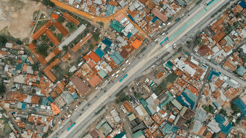 Aerial view of the industrial area in dar es salaam