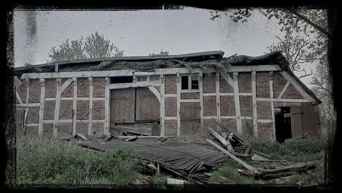 View of old building