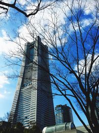 Low angle view of building against sky