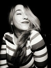 Portrait of a beautiful young woman