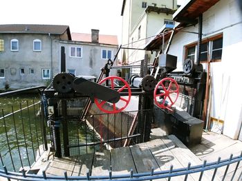 Canal amidst buildings in city