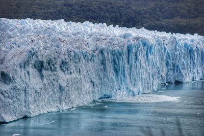 Scenic view of frozen sea