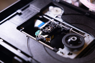 Close-up of machine part