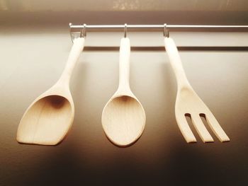 Close-up of utensils