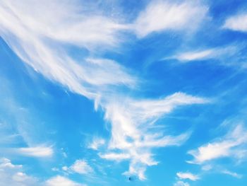 Low angle view of clouds in sky