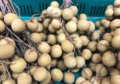 Close-up of onions for sale at market stall