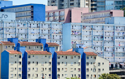 Residential buildings in city