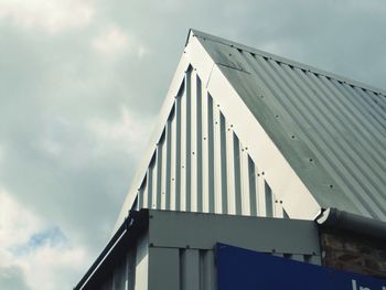 Low angle view of building against sky