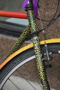 Cropped image of bicycle chain