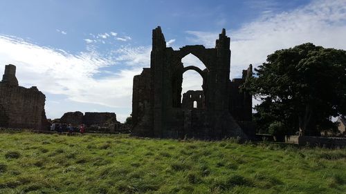 Historic temple against sky
