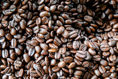 Full frame shot of coffee beans