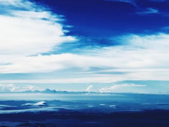 Low angle view of clouds in sky