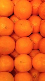 Full frame shot of oranges
