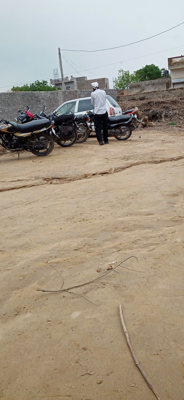 BICYCLES ON SANDY BEACH