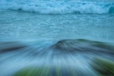 Close-up of sea waves