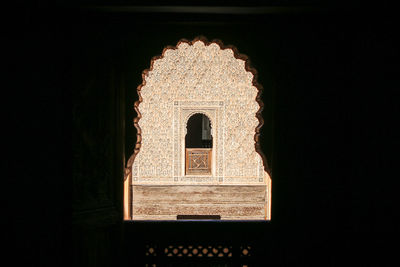 Low angle view of historical building