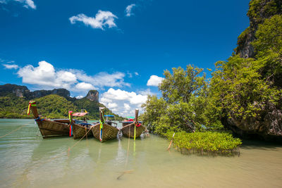 Scenic view of river against sky