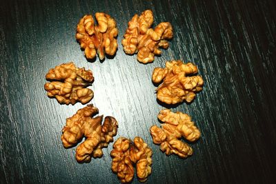 Close-up of food on table