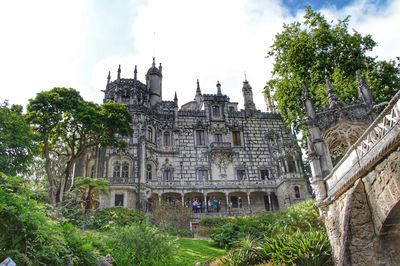 Low angle view of historical building