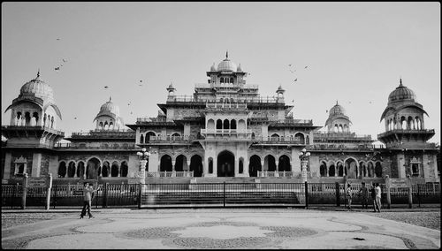 View of historical building against clear sky