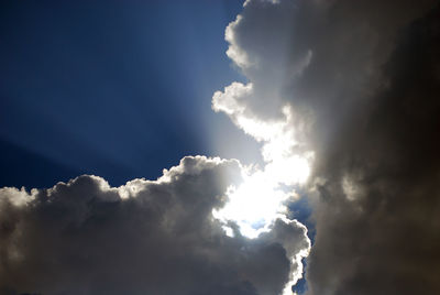 Low angle view of cloudscape