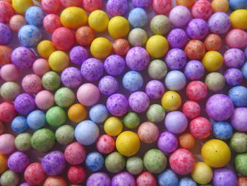 Full frame shot of multi colored easter eggs