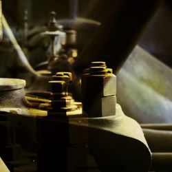 Close-up of illuminated lamp