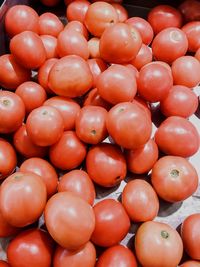 Full frame shot of oranges at market