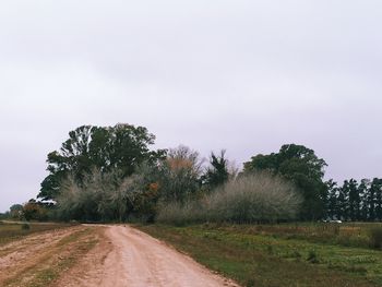 Road passing through landscape