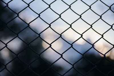 Full frame shot of chainlink fence