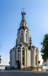 Church in honor of the cathedral of st. john the baptist on the dnipro embankment 