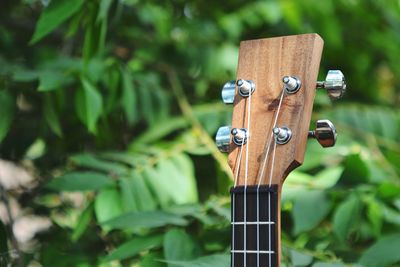 Close-up of machine part