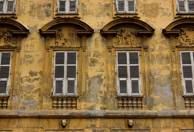 Low angle view of old building