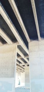 Low angle view of bridge in building