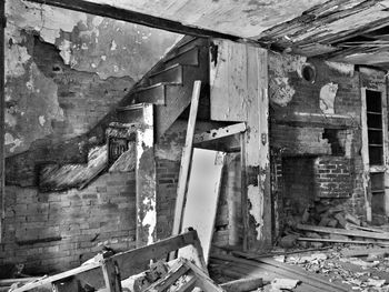 Low angle view of old building