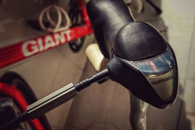 Close-up of bicycle