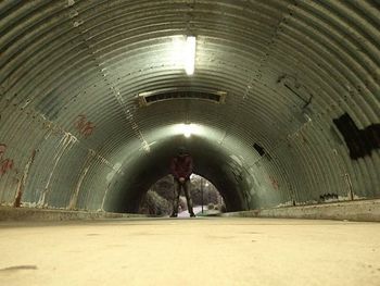 Interior of tunnel