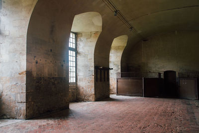 Corridor of historic building