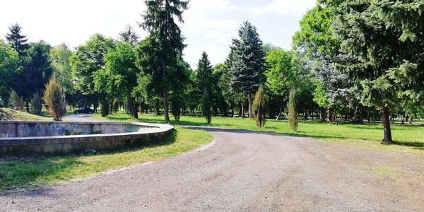 Panoramic view of park against sky