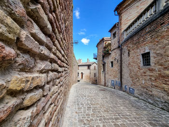 Photography of the city of corinaldo in the marche region italy