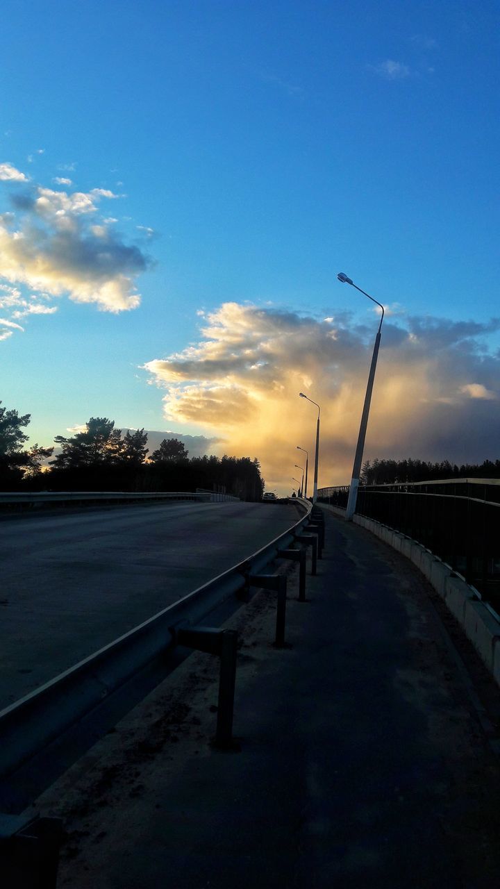 transportation, road, sky, the way forward, cloud - sky, outdoors, no people, nature, night