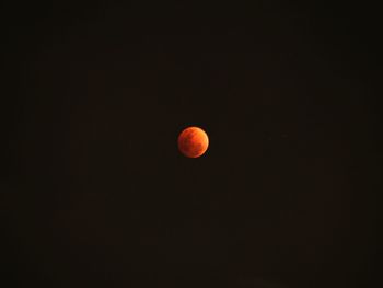 View of moon at night