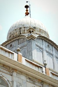 Low angle view of temple against sky