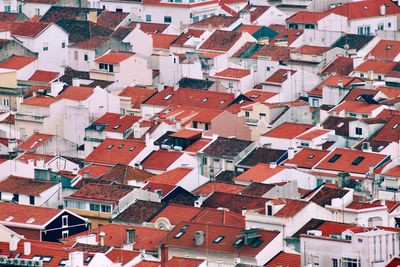 Full frame shot of residential buildings