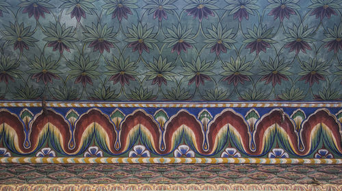 Full frame shot of multi colored wall