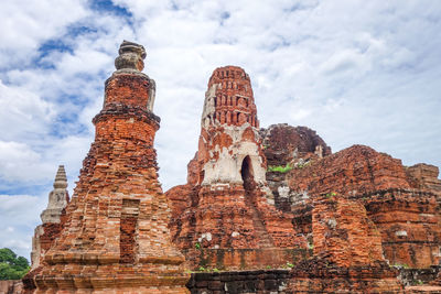 Low angle view of a temple