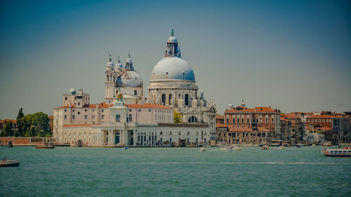 View of buildings at waterfront